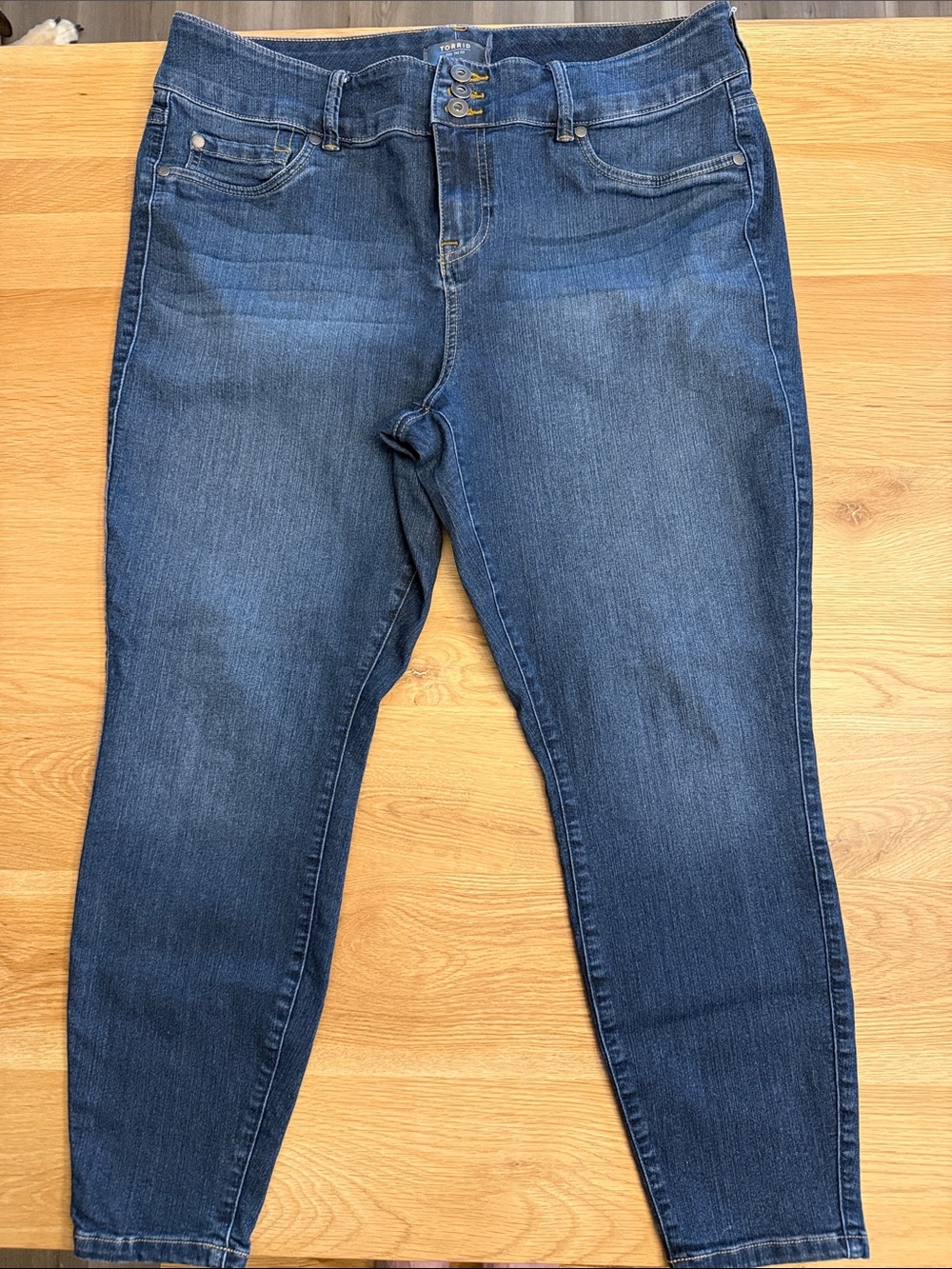 torrid Dark Indigo Stretch Skinny Jeans (11)